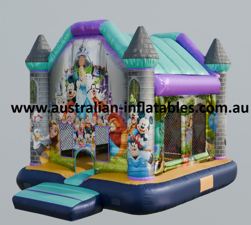 Disney jumping castle WM | Australian Inflatables