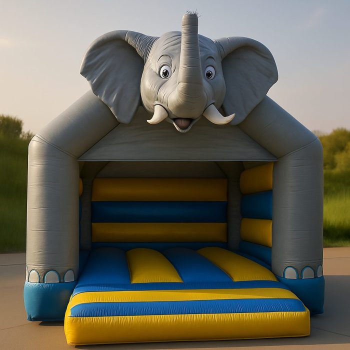 Large Elephant Bouncy Castle | Australian Inflatables