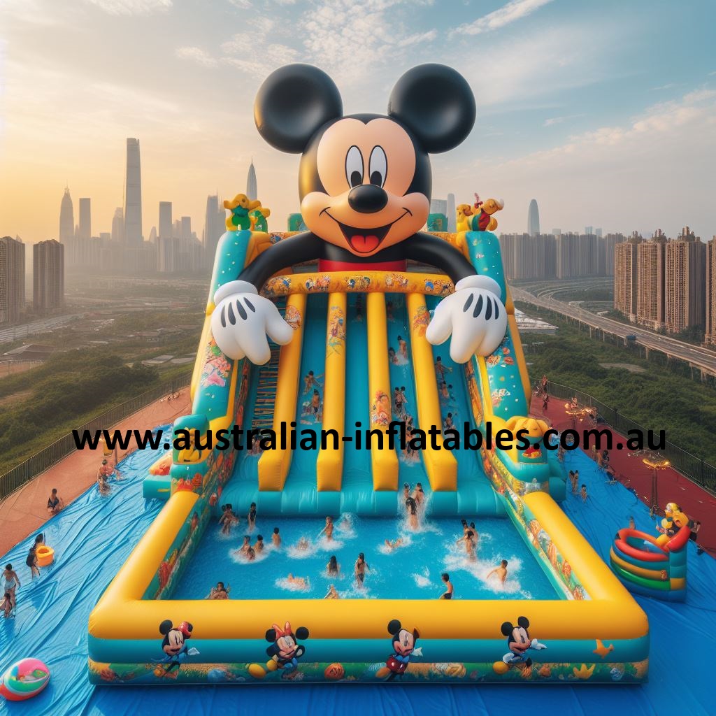 Mickey Mouse Inflatable Water Park | Australian Inflatables