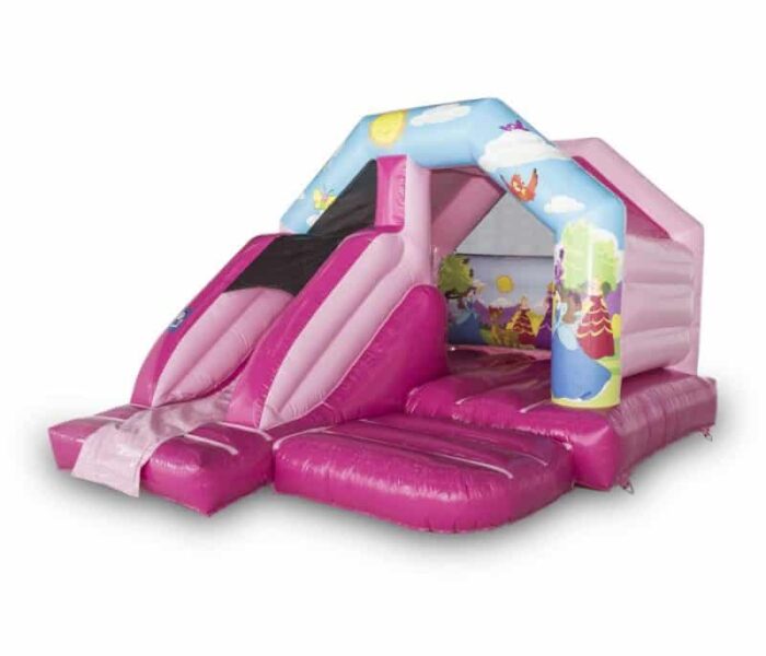 Princess Themed Jumpy Castle And Slide Combo 1 | Australian Inflatables