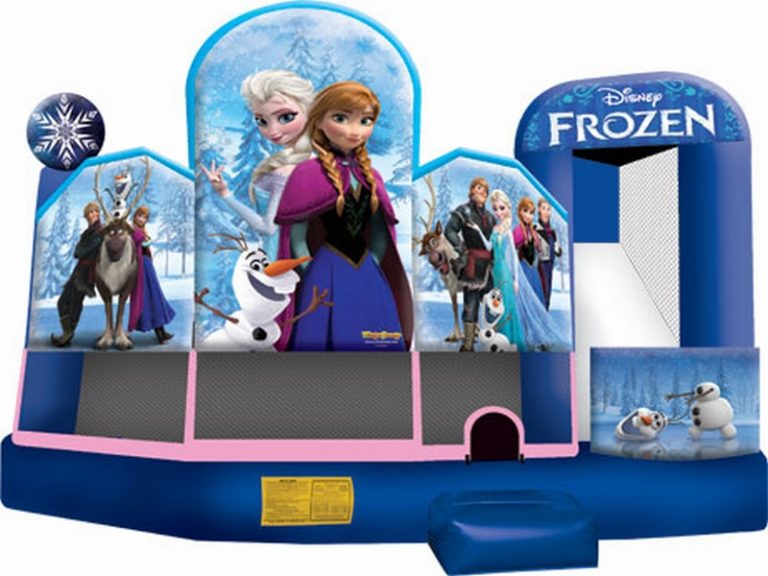 Inflatable Frozen 5 in 1 Jumping Castle Combo 1 | Australian Inflatables