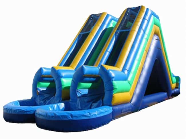 Dual Lane Tube Slide 1 | Australian Inflatables