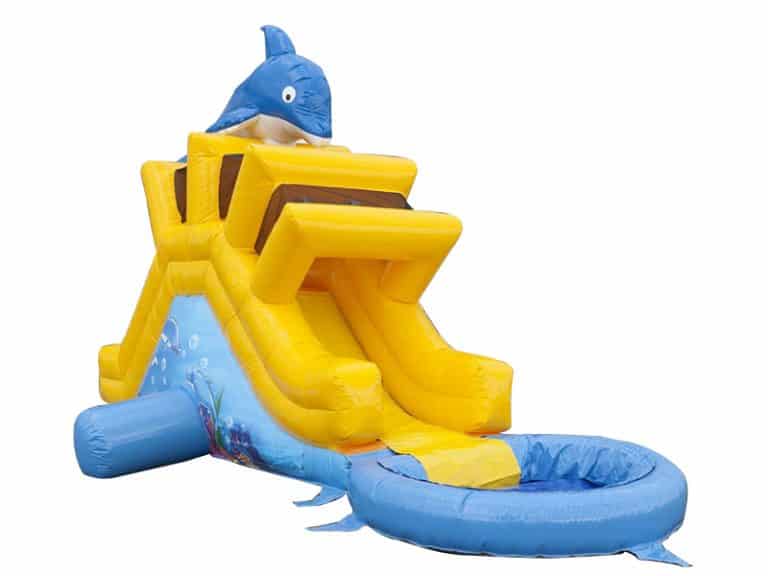 Inflatable Dolphin Garden Slide 1 | Australian Inflatables