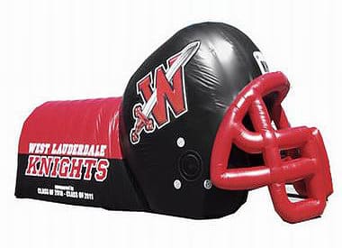 Inflatable Football Helmet Tunnel 1 | Australian Inflatables