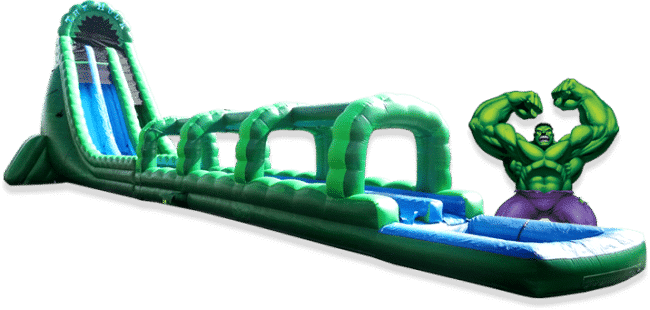 Inflatable Water Slide Hulk 1 | Australian Inflatables