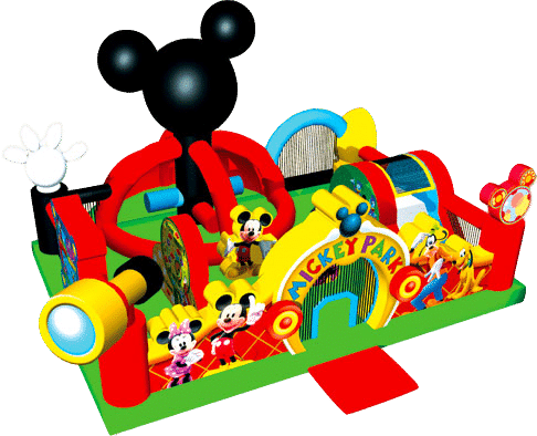 Mickey Park Interactive Jumping castle 1 | Australian Inflatables