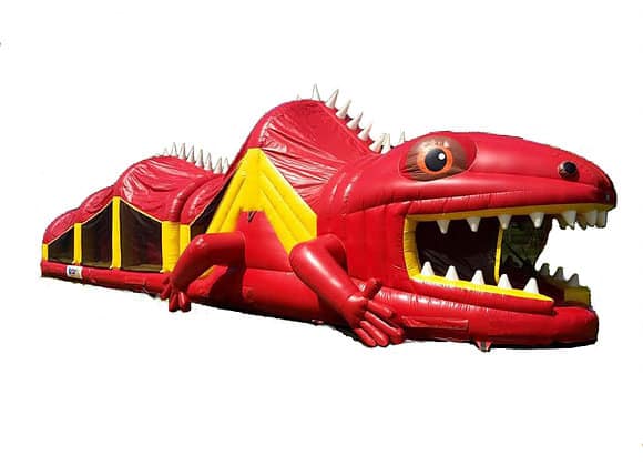 Red Lizard Inflatable Obstacle Course 1 | Australian Inflatables