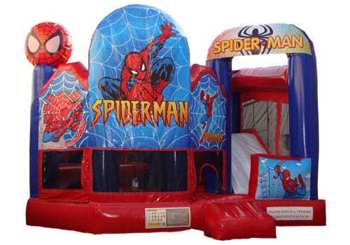 Spider Man 5 in 1 Jumping Castle Combo 1 | Australian Inflatables