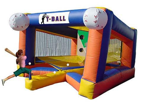 T Ball Base Ball Game 1 | Australian Inflatables