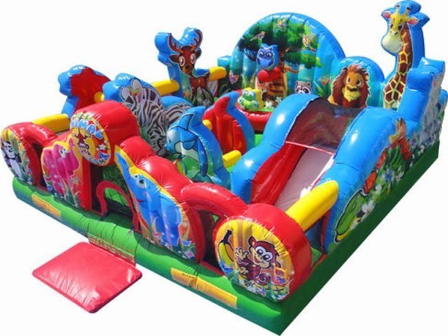 animal kingdom jumping castle combo 1 | Australian Inflatables