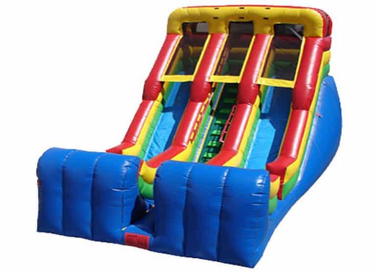 Dual Lane Dry And Wet Slide 1 | Australian Inflatables