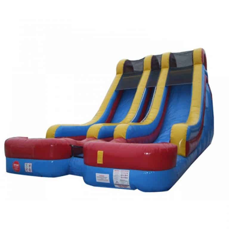 18 Feet Double Bay DryWet Slide 1 | Australian Inflatables