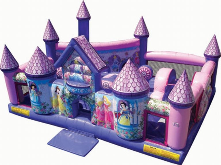 princess palace jumping castle combo 1 | Australian Inflatables