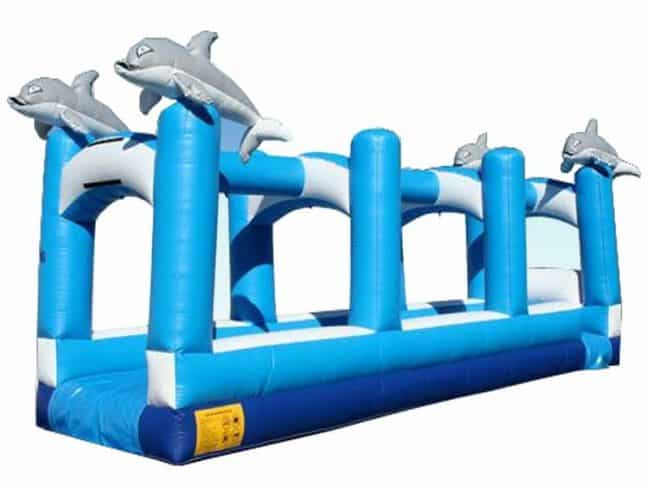 Ocean wave dolphin slip and slide Inflatable water slide 1 | Australian Inflatables