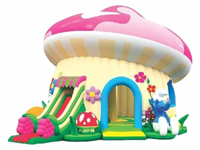 The Smurf Inflatable Mushroom Combo 1 | Australian Inflatables