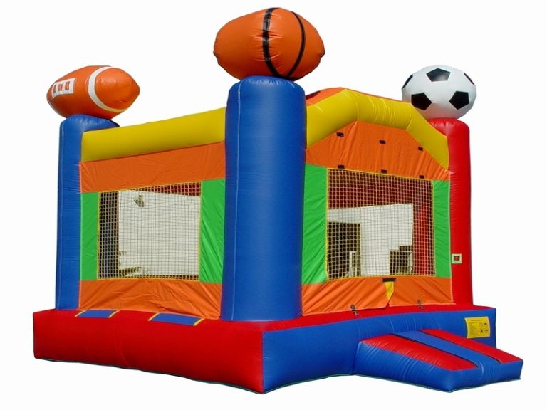 Wacky Arched Sport Bounce House 1 | Australian Inflatables