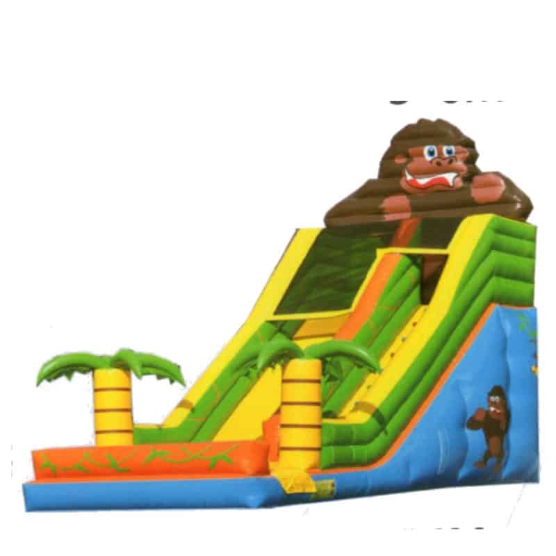 Tropical big foot inflatable water slide | Australian Inflatables