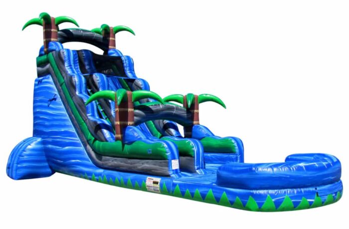 blue crush inflatable water slide 22 feet | Australian Inflatables