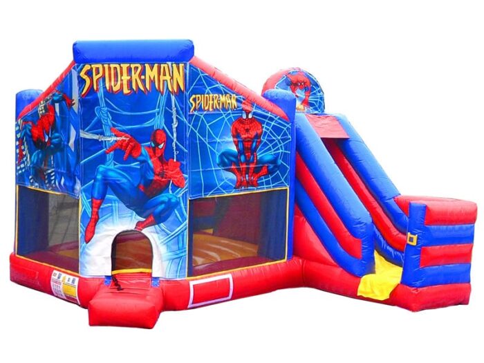 Spiderman jumping castle combo | Australian Inflatables