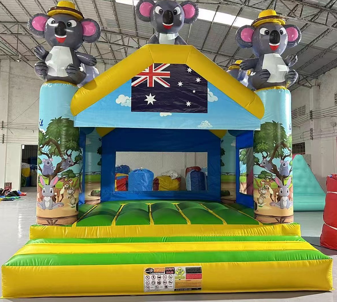 Aussie Critter Hop House Jumping Castle | Australian Inflatables