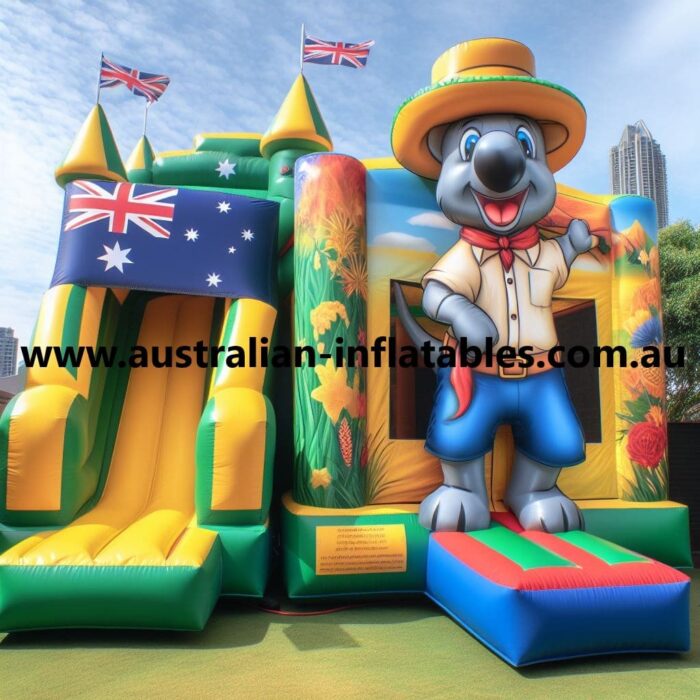 Aussie Explorers Bounce Fort wm | Australian Inflatables
