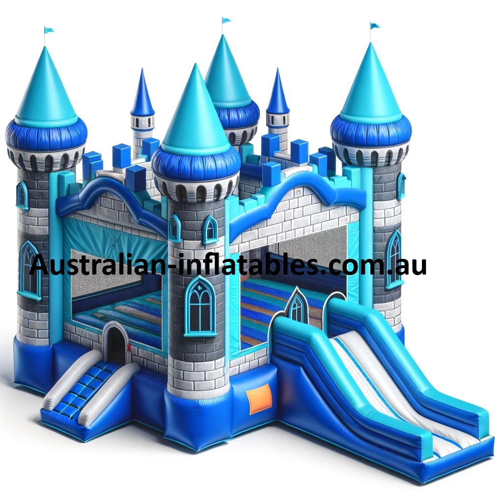 Crystal Cascade Jumping Castle Combo | Australian Inflatables