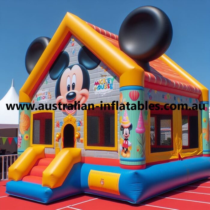 New Mickey Mouse Jumping Castle wm | Australian Inflatables