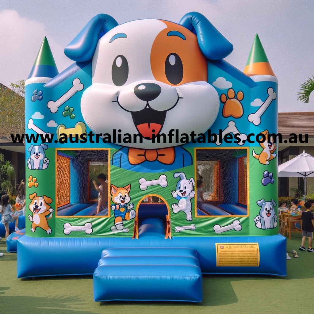 Pups Play Palace jumping castle wm | Australian Inflatables