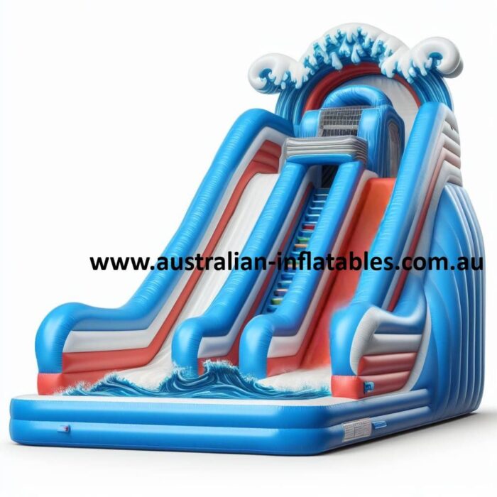 inflatable water slides for adults dual lane | Australian Inflatables