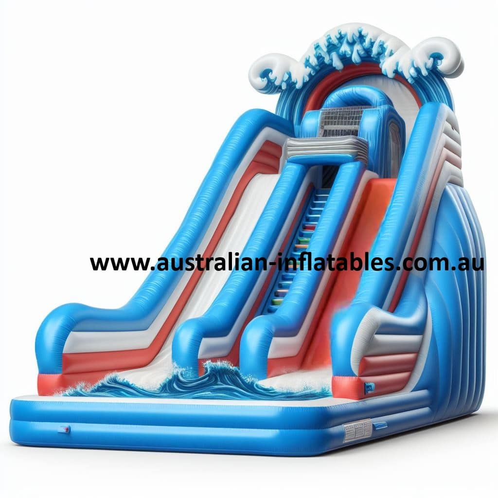 inflatable water slides for adults dual lane | Australian Inflatables