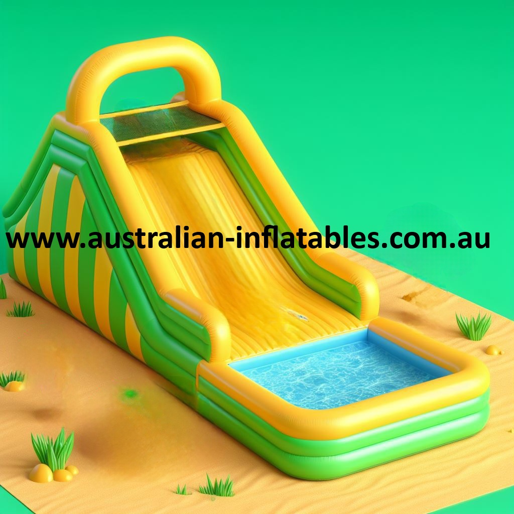 Cheap inflatable water slide single lane wm | Australian Inflatables