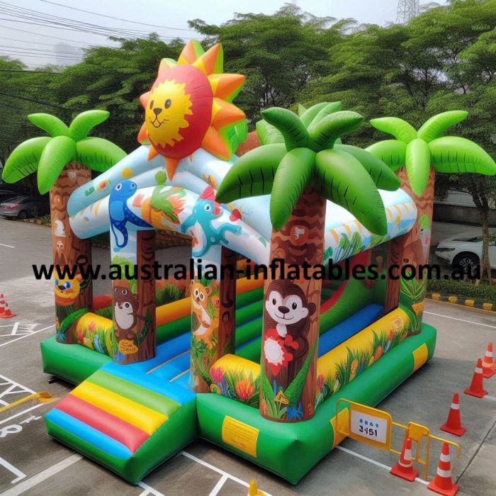 sunshine jungle bouncy castle | Australian Inflatables
