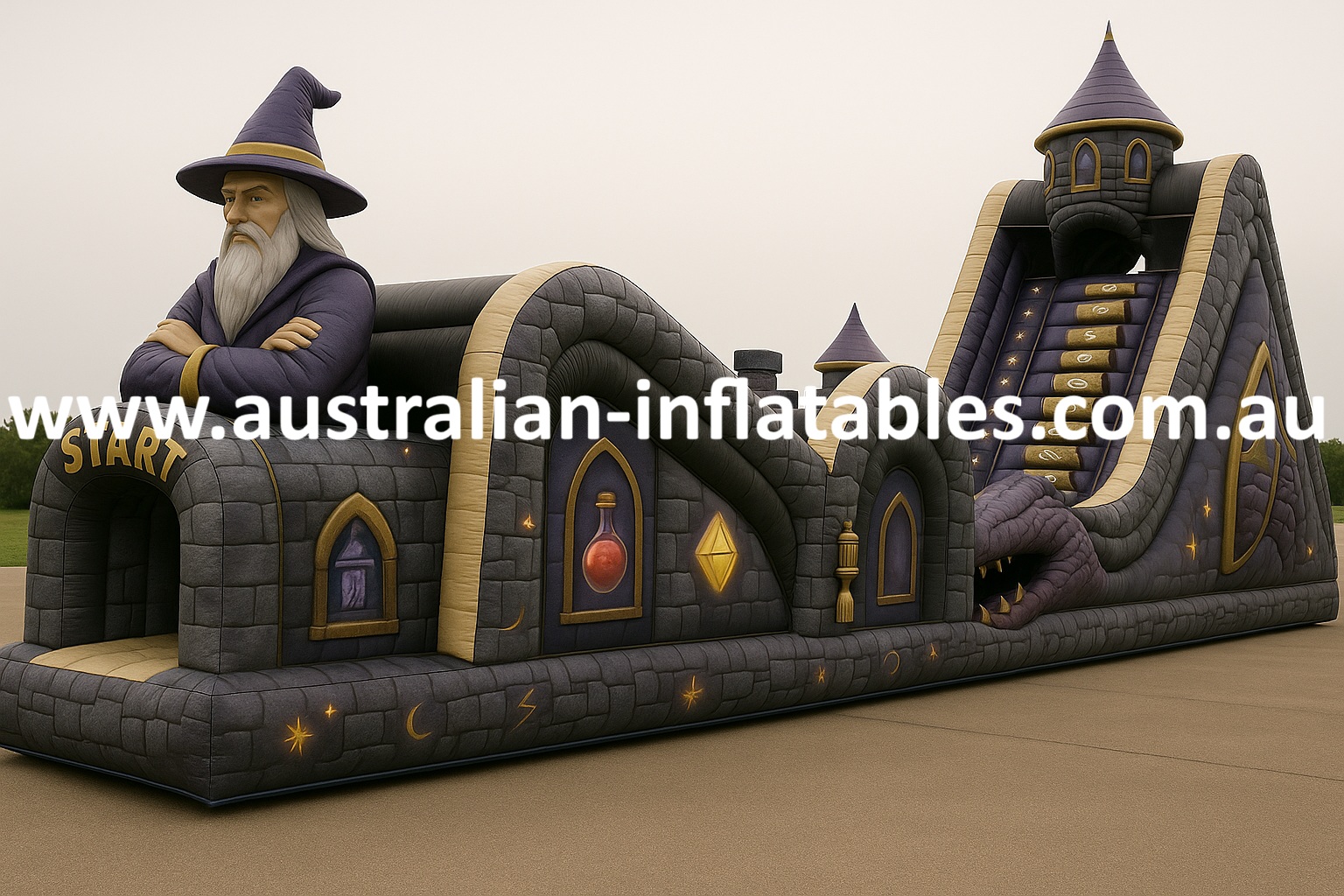 Aussie Wizard Quest Inflatable Challenge | Australian Inflatables