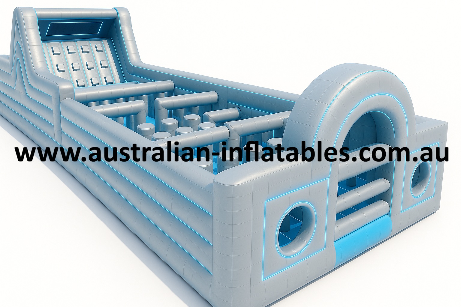 Cyber Circuit Challenge Inflatable Obstacle Course | Australian Inflatables