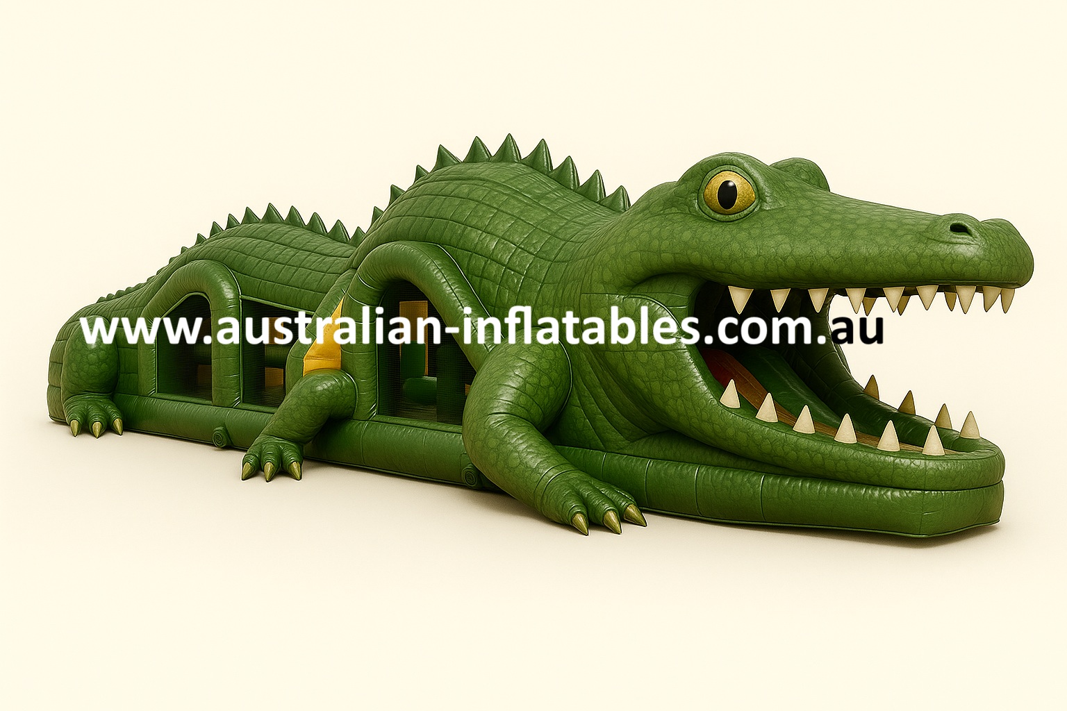 alligator inflatable obstacle course | Australian Inflatables