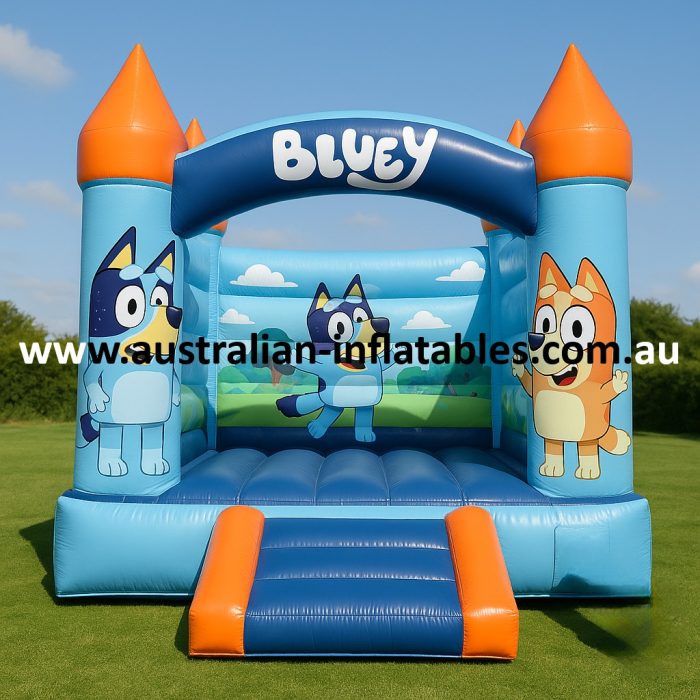 Bluey Bouncy Castle by Australian Inflatables | Australian Inflatables
