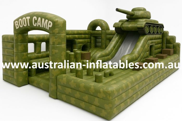 Boot Camp Inflatable Obstacle course | Australian Inflatables