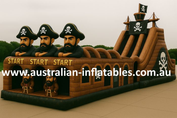 Buccaneer Blast Inflatable Adventure Obstacle Course | Australian Inflatables