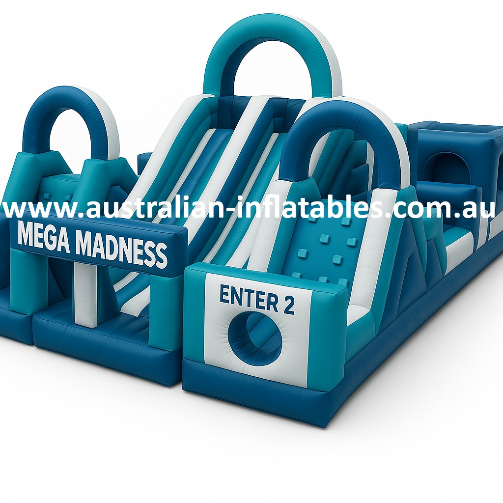 Mega Madness Inflatable Obstacle Course | Australian Inflatables