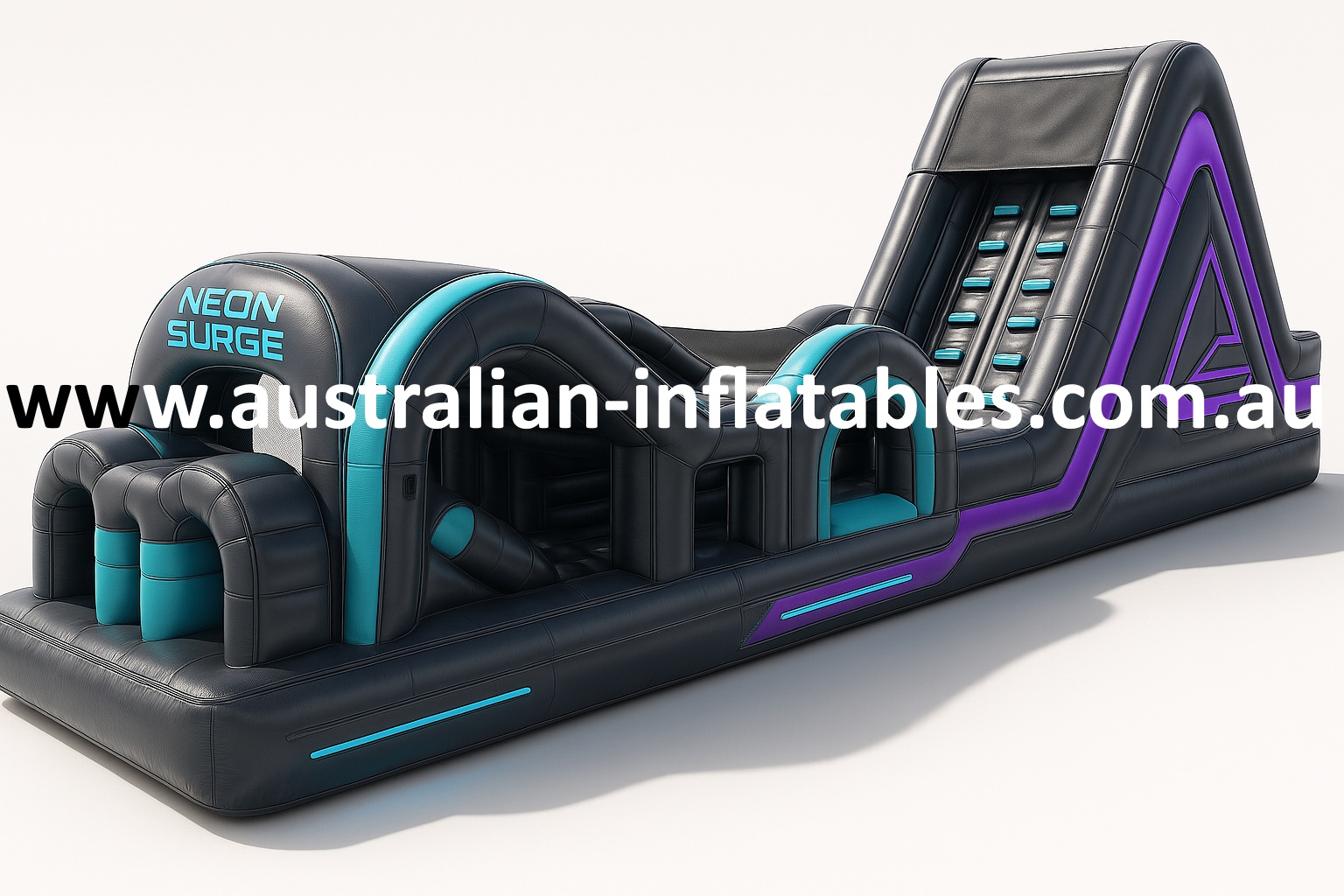 Neon Surge Inflatable Obstacle Course | Australian Inflatables