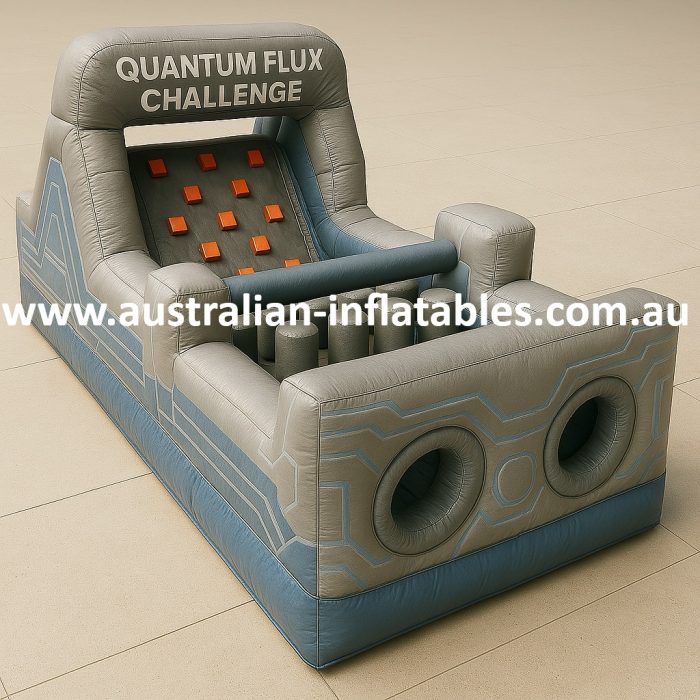 Quantum Flux Challenge inflatable obstacle course | Australian Inflatables
