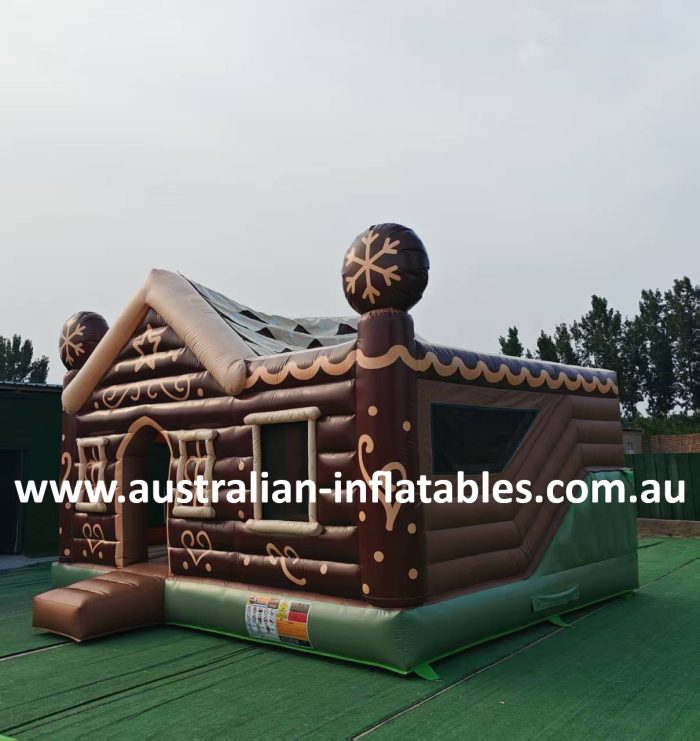 Frosty Pines Lodge Jumping Castle Combo | Australian Inflatables