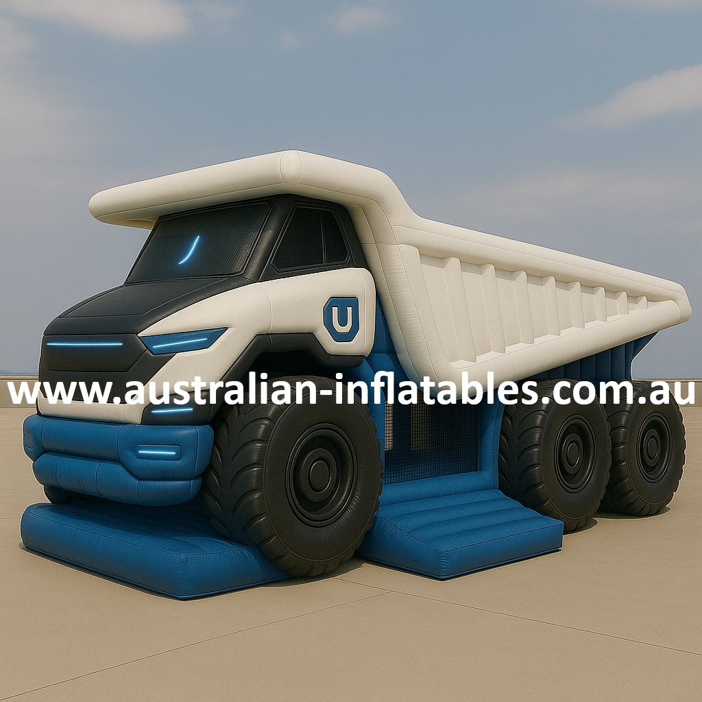 Titan Earthmover Truck Jumping Castle Combo | Australian Inflatables