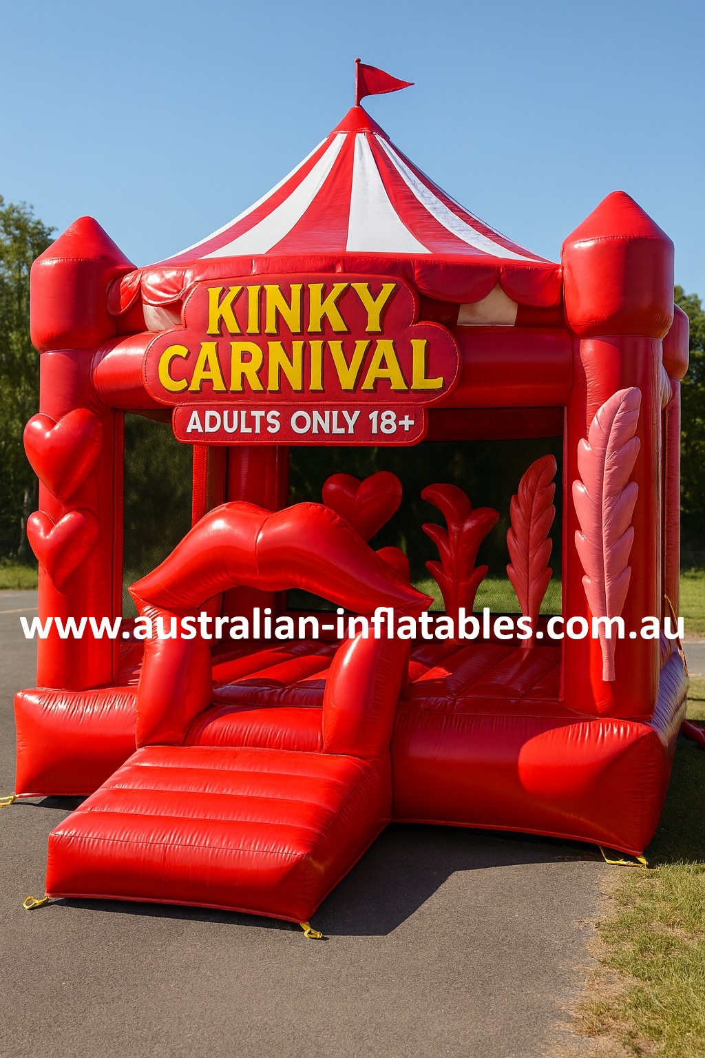 Kinky Carnival Jumping Castle For Adults | Australian Inflatables